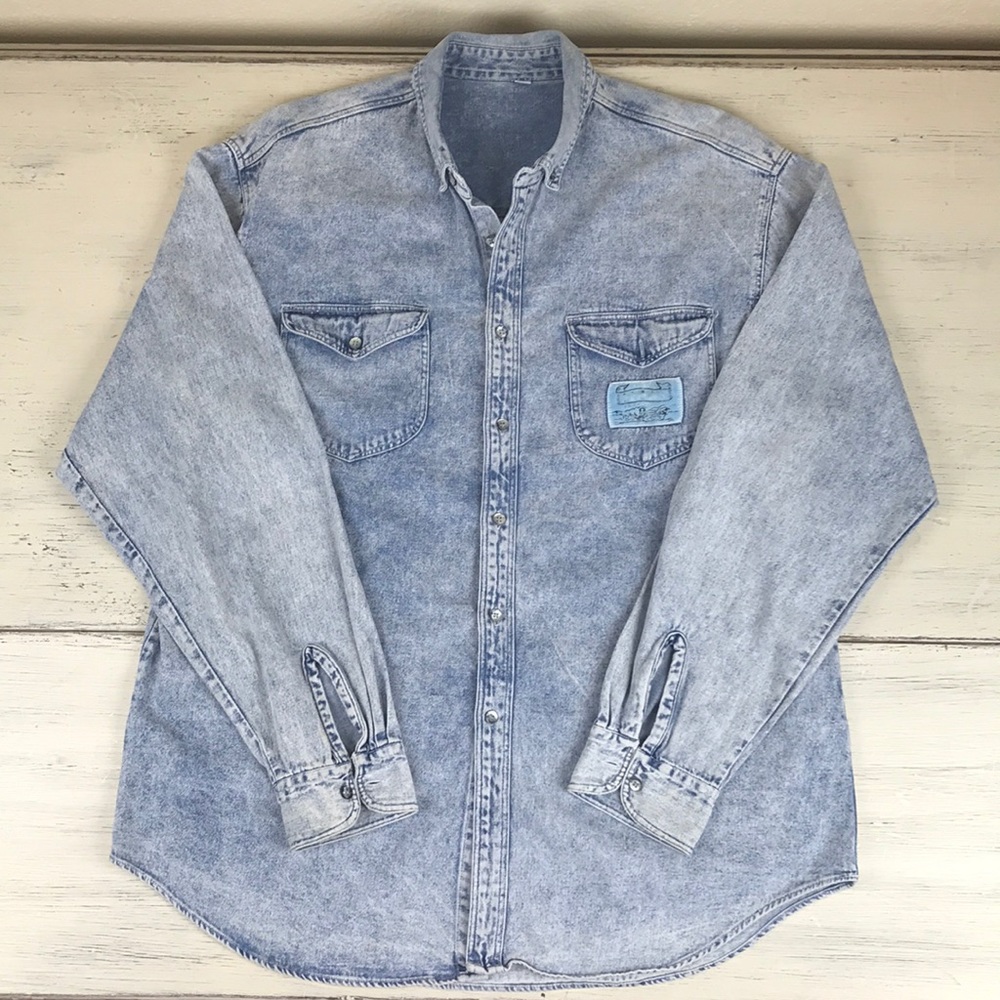 Vintage Jean long sleeve shirt men’s size L